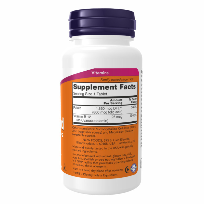 Folic Acid 800mcg - 250 tabs (Пошкоджена етикетка)