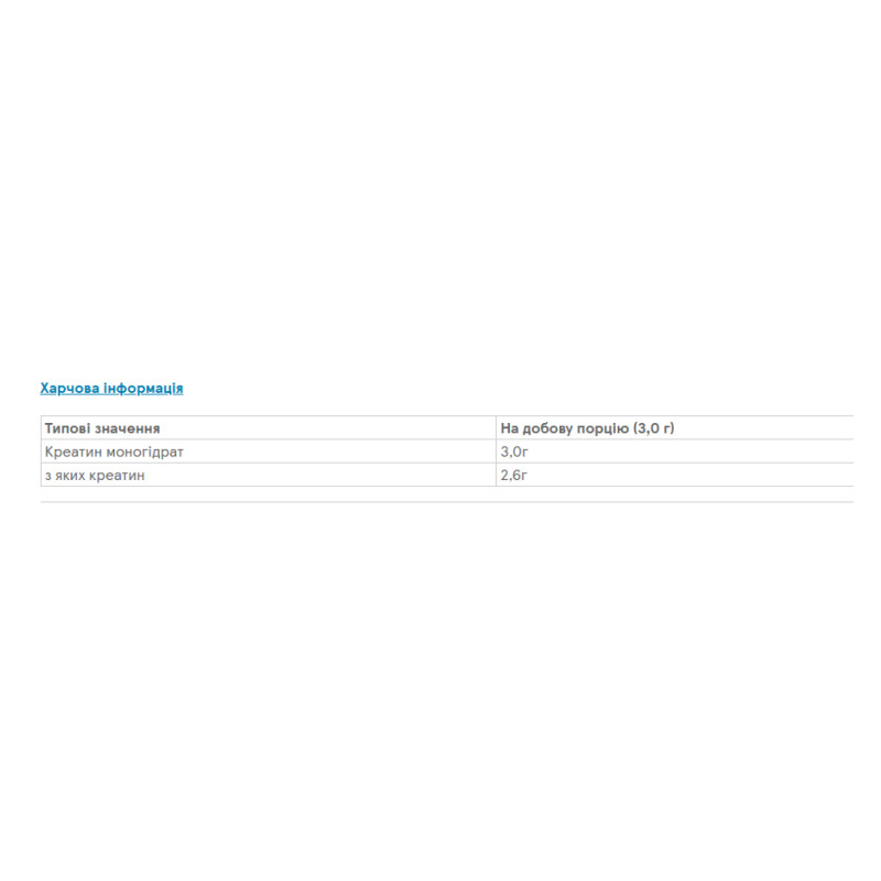 Creatine Monohydrate - 150g Unflavoured (До 07.26)