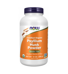 Certified Organic Psyllium Husk Powder - 340g