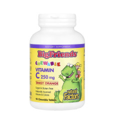 BigFriends Vitamin C 250mg - 90 tabs Orange