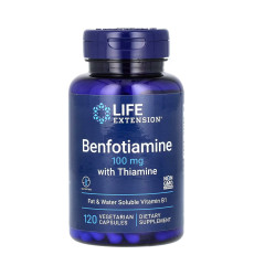 Benfotiamine with Thiamine 100 mg - 120 vcaps (До 09.26)