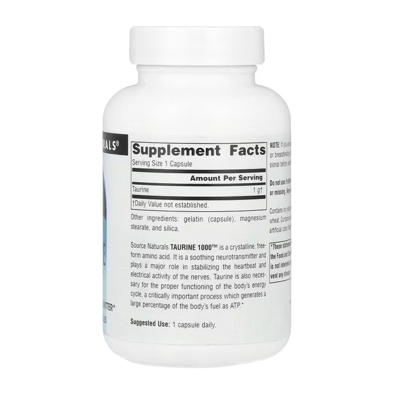 Taurine 1000™ 1000 mg - 60 caps