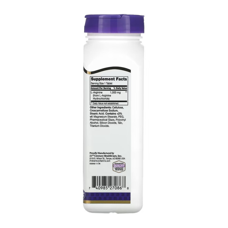 L-Arginine 1000 mg - 100 tabs