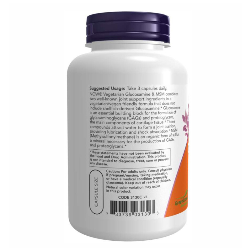 Veg Glucosamin & MSM 500/500 - 240 vcaps