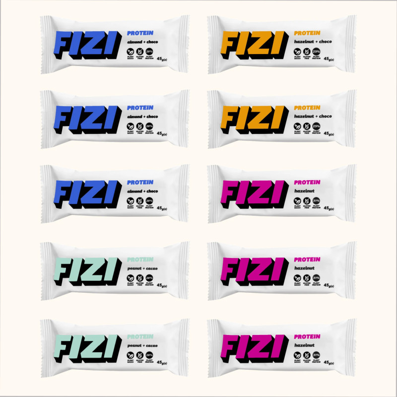 FIZI Protein Box - 10x45g