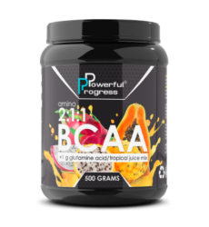 BCAA 2:1:1 + Glutamine - 500g Tropical mix