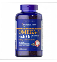 Omega-3 Triple Strength1360 mg (950 mg Active Omega-3) - 240 softgels
