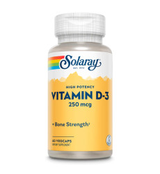 Super Strength Vitamin D-3 250mcg - 60 vcaps