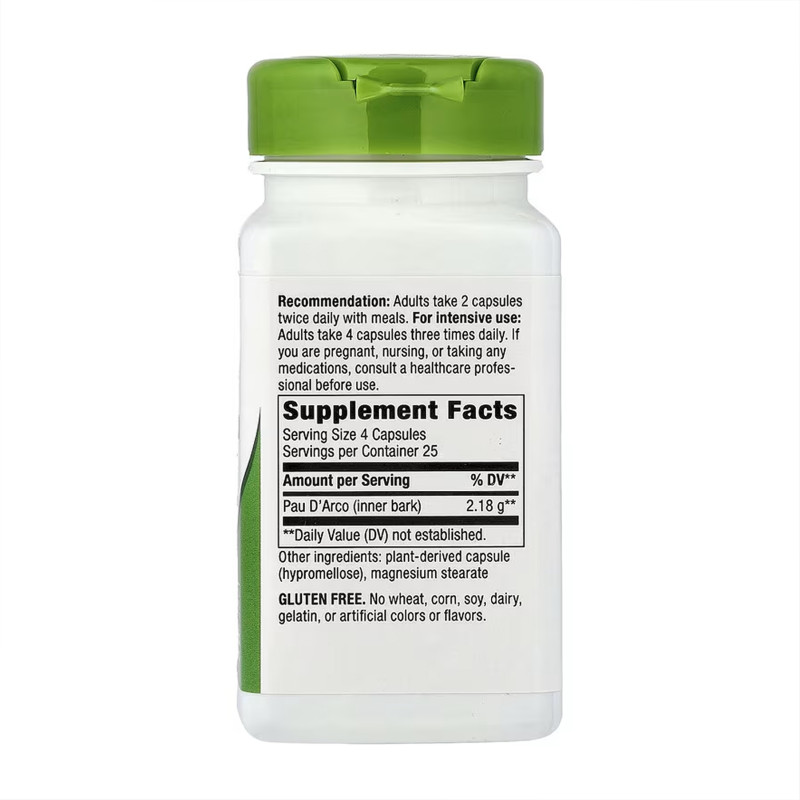Pau D'Arco Inner Bark - 100 vcaps