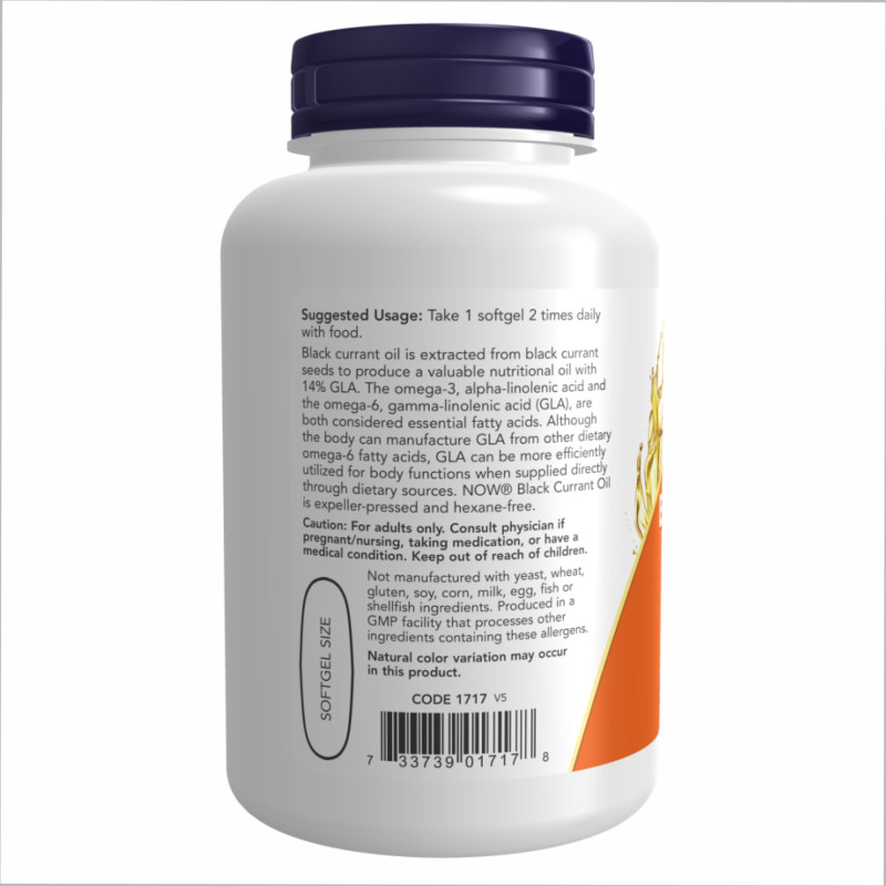 Black Currant Oil 1000mg - 100 sgels