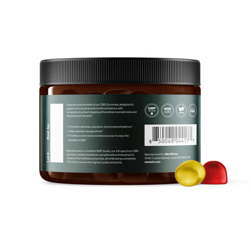 CBD Gummies Full Spectrum 750 mg Cherry & Banana - 30 gummies