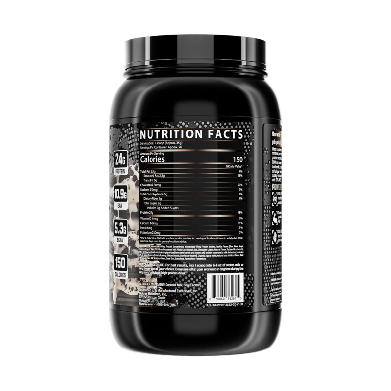 100% Whey - 910g Cookies & Cream