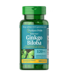 Ginkgo Biloba Standardized Extract 120mg - 100caps (Пошкоджена банка)