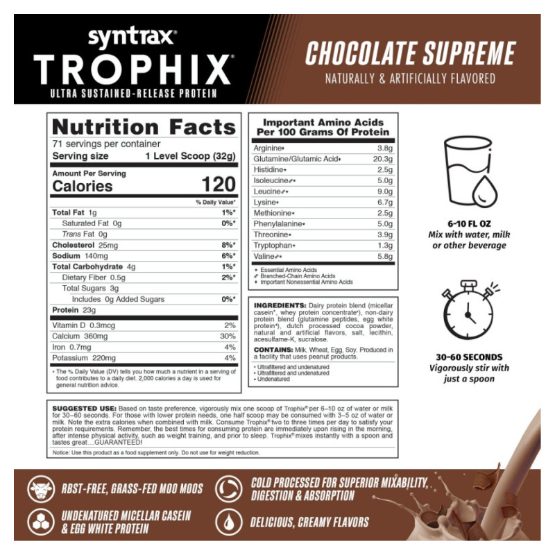 Trophix - 2270g Chocolate Supreme