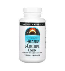 L-Arginine L-Citrulline Complex 1000mg - 120 tabs