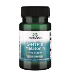 Ultra 5-HTP Melatonin - 30 veg caps