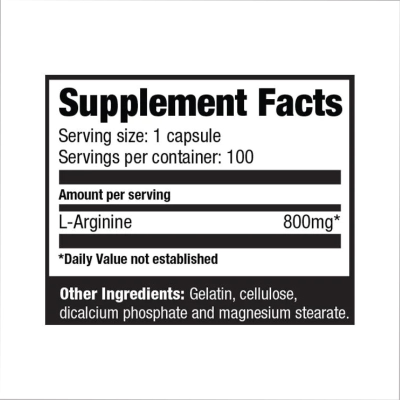 Arginine Power 800 mg - 100 caps