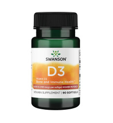 Vitamin D3 4000 IU (100 mcg) - 90 softgels