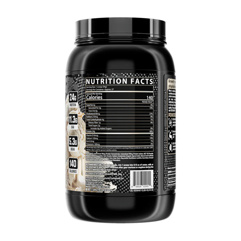 100% Whey Protein - 913g Vanilla