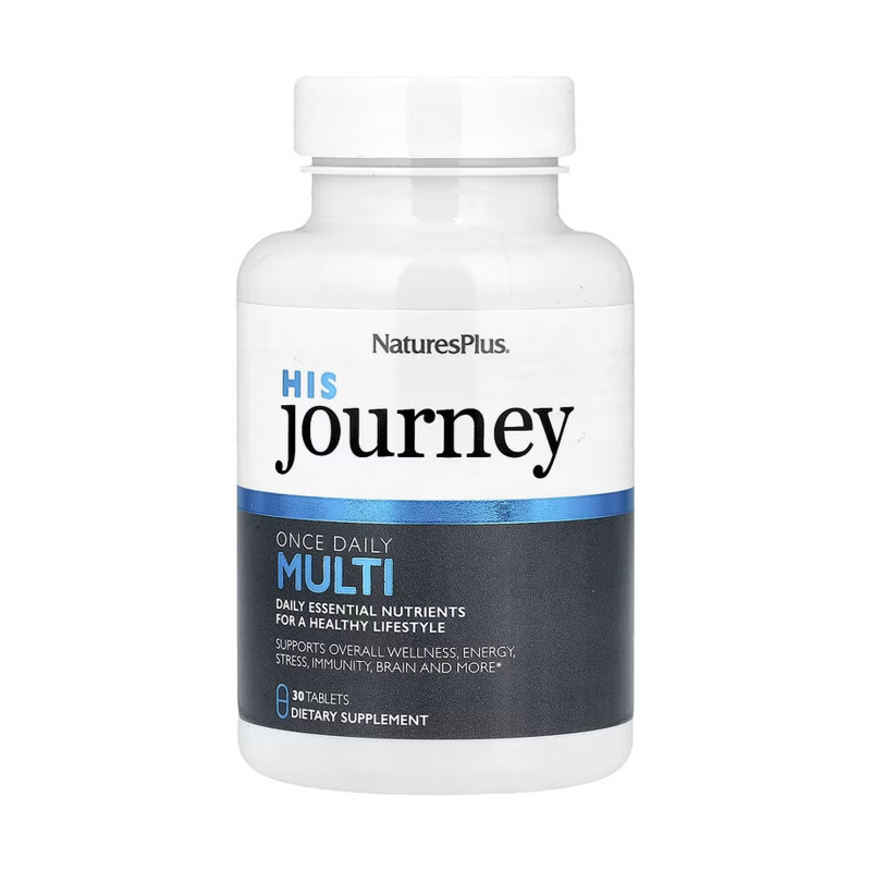 His Journey Once Daily Multi - 30 tabs (Пошкоджена банка)
