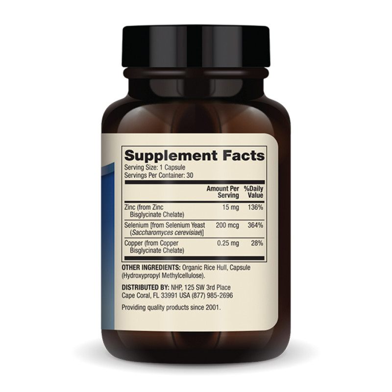 Zinc plus Selenium - 30 caps