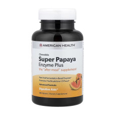 Super Papaya Enzyme Plus Chewable - 180 tabs