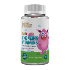 Vitamins C&D+Zinc - 60 gummies
