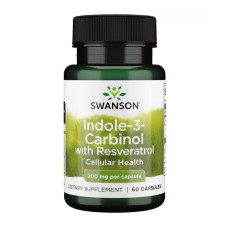 Indole-3-Carbinol with Resveratrol 200mg - 60 caps