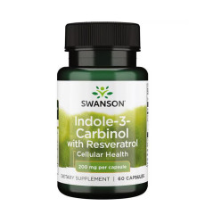 Indole-3-Carbinol with Resveratrol 200mg - 60 caps