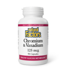 Chromium & Vanadium 125mcg - 90 caps