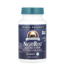 Sleep Science® NightRest™ with Melatonin - 50 tabs