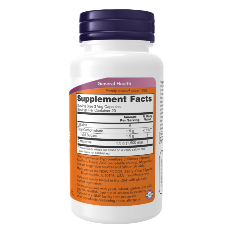D-Mannose 500mg - 240 vcaps