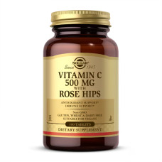 Vitamin C with Rose Hips 500mg - 100 tabs