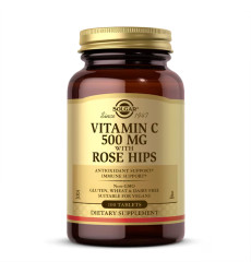 Vitamin C with Rose Hips 500mg - 100 tabs