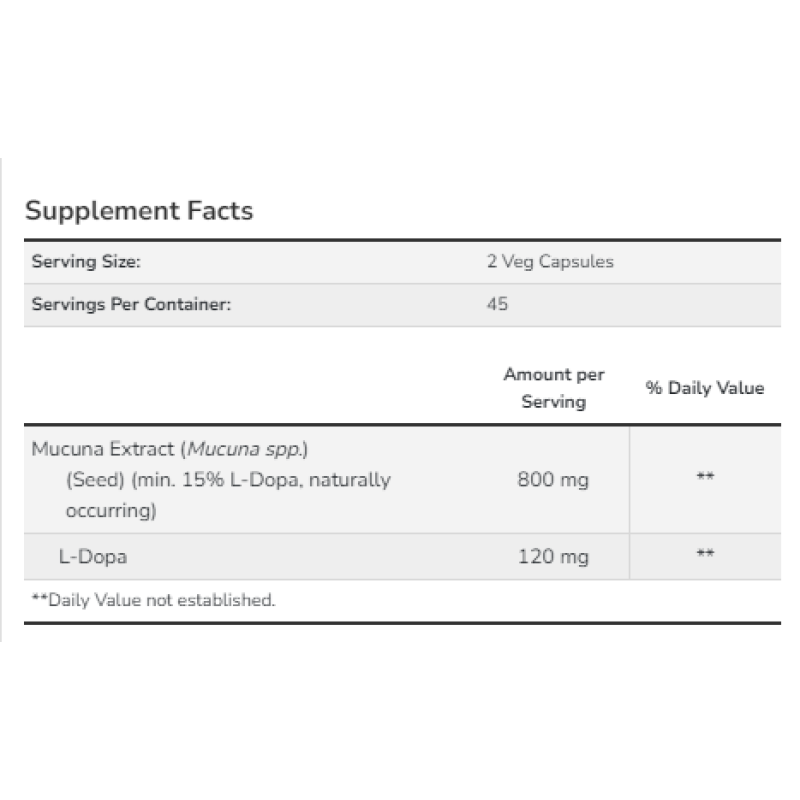 Dopa Mucuna - 90vcaps (До 10.26)