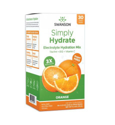 Simply Hydrate Electrolyte Hydration Mix - 30 packs Orange