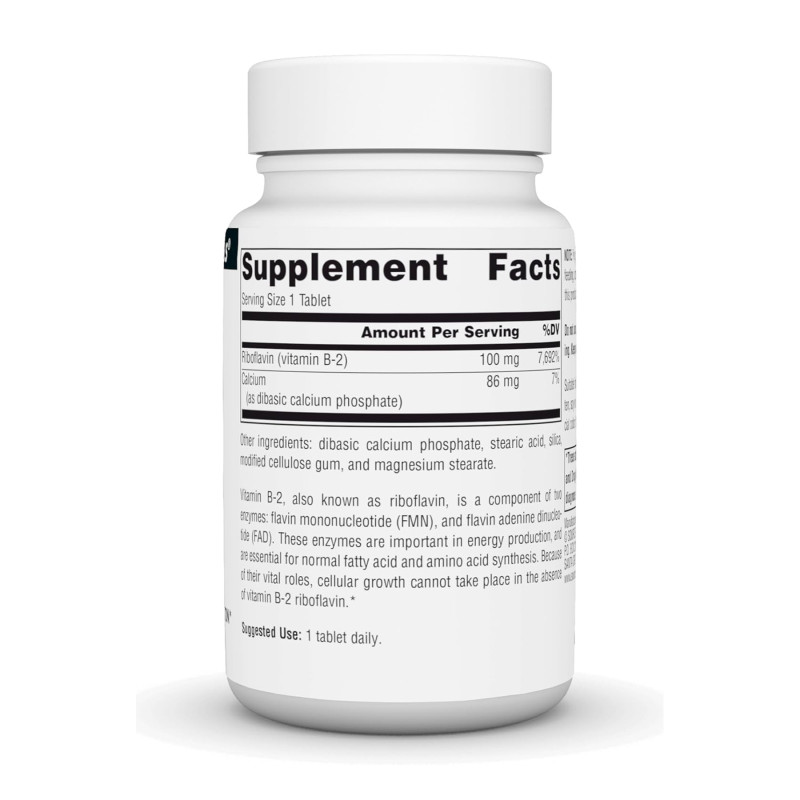 Vitamin B-2 100 mg - 100 tabs