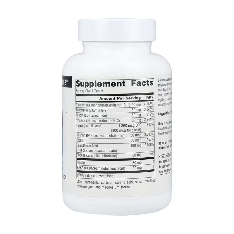 Vitamin B-50 Complex 50mg - 50 tabs