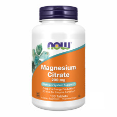 Magnesium Citrate 200mg - 100 tabs (Пошкоджена банка)