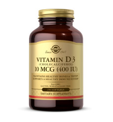 Vitamin D3 (Cholecalciferol) 10mcg (400 IU) - 250 Softgels