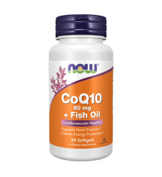 CoQ10 60mg + Fish Oil - 60 sgels
