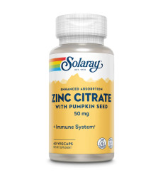 Zinc Citrate 50mg - 60 vcaps (Пошкоджена банка)