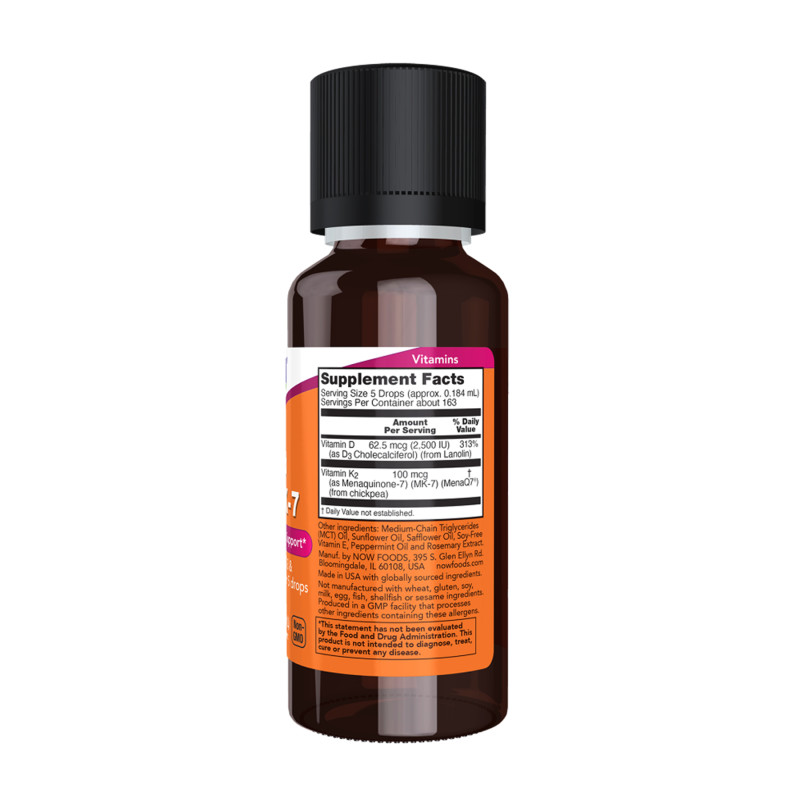 VIT D-3 & MK-7 Liquid- 30ml (Пошкоджена банка)