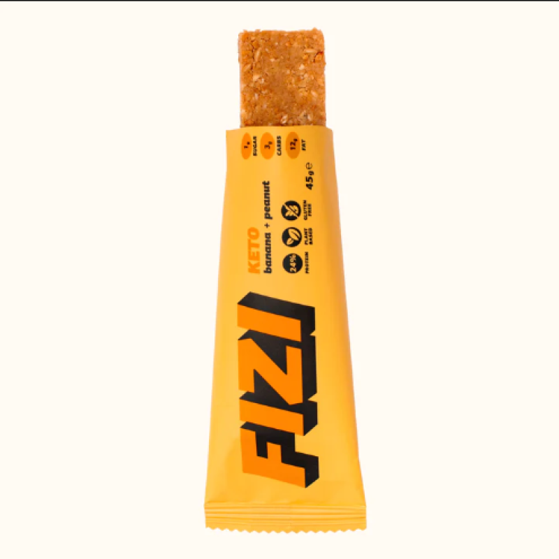 KETO Protein Bar - 10x45g Banana + Peanut (Пошкоджена упаковка)