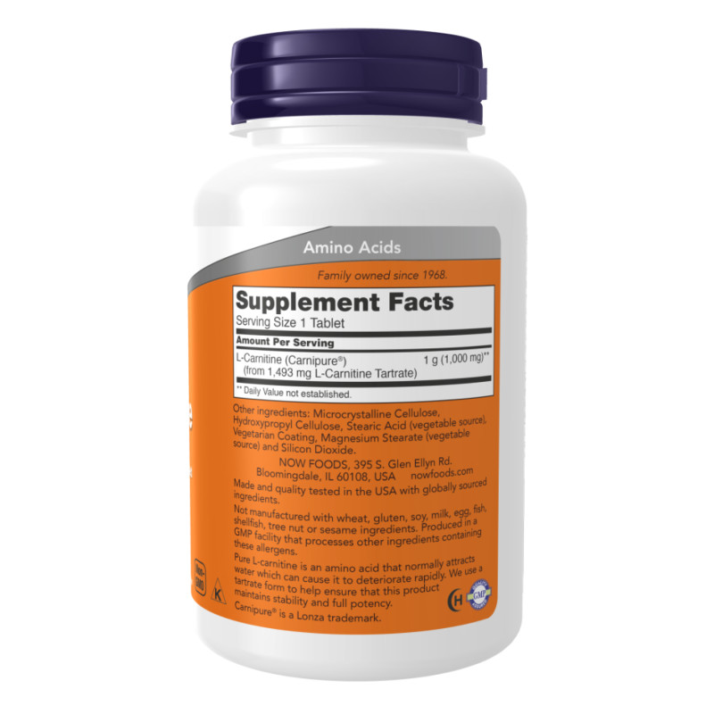 L-Carnitine 1000mg - 100 tabs