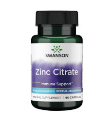 Zinc Citrate 50mg - 60caps (Пошкоджена банка)