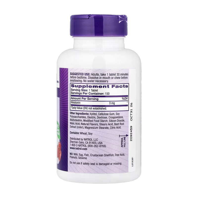 Melatonin 3mg - 150 tabs