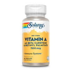 Vitamin A Dry Form 7600mcg - 60 caps