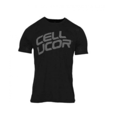 Vintage Stacked Tee - Large Black