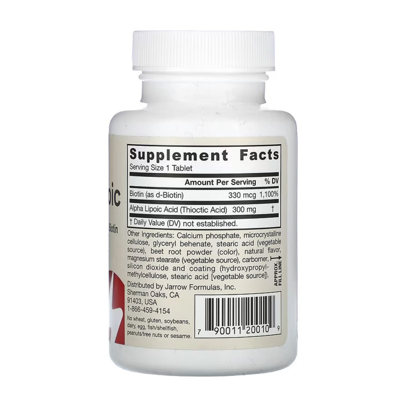 Alpha Lipoic Sustain 300 mg - 60 tabs